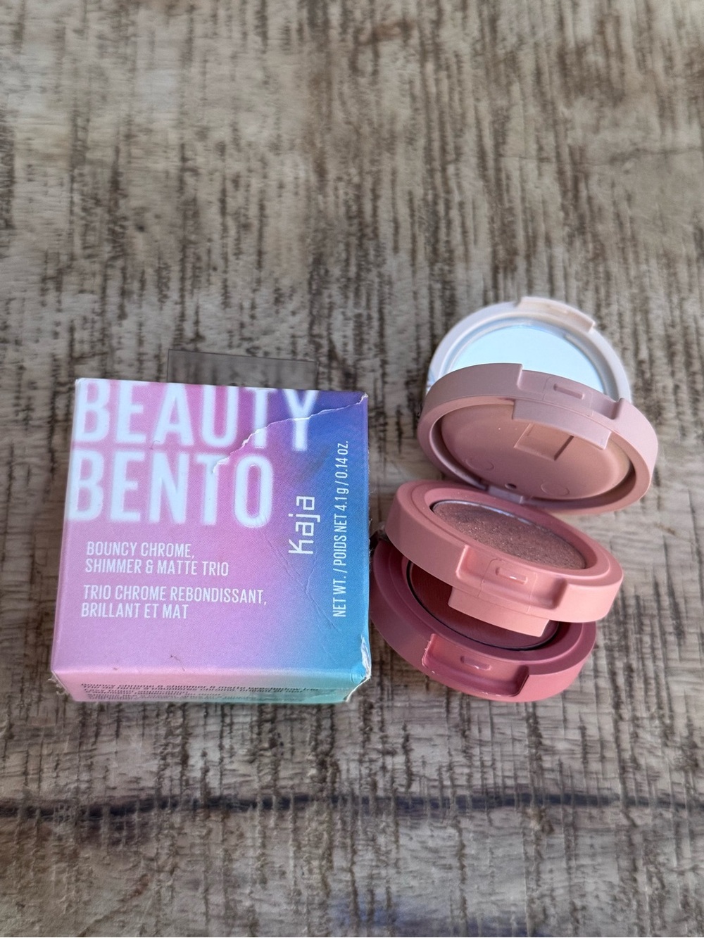 Beauty Bento Pink Eyeshadow Trio – Chrome, Shimmer & Matte